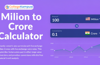 Million to Crore Calculator