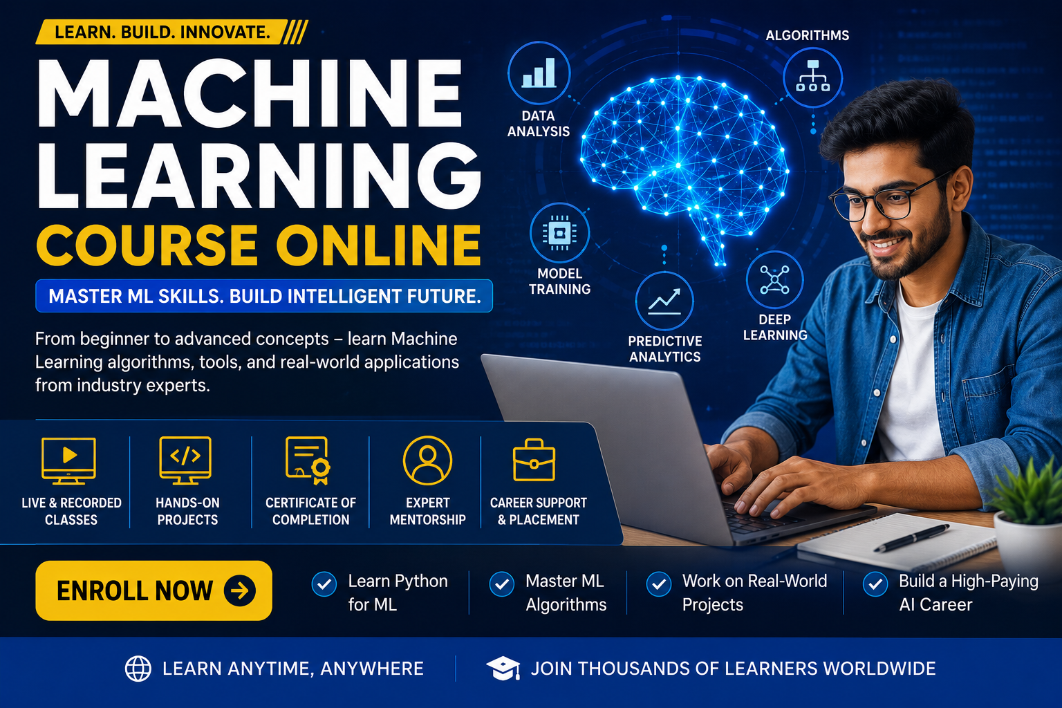 Learn machine learning online today
