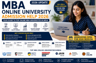 MBA Online University Admission Help 2026