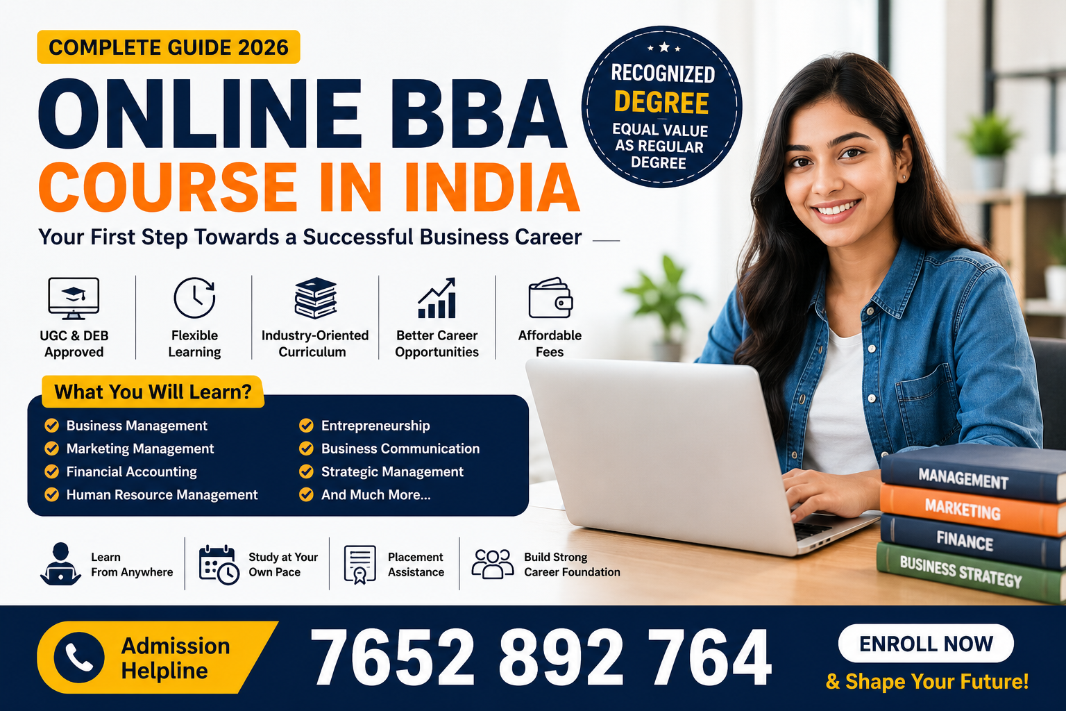 Online BBA course in India