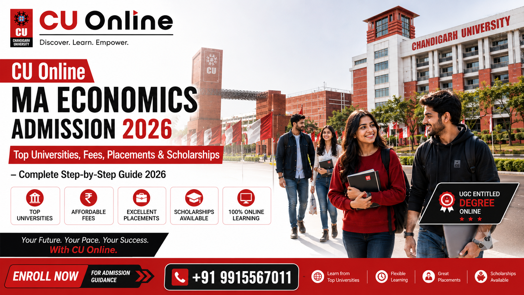 CU Online MA Economics Admission 2026: Complete Guide to Eligibility, Fees, Placements, Scholarships & Career Opportunities