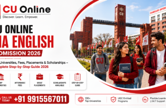 CU Online MA English Admission 2026: Top Universities, Fees, Placements & Scholarships – Complete Step-by-Step Guide