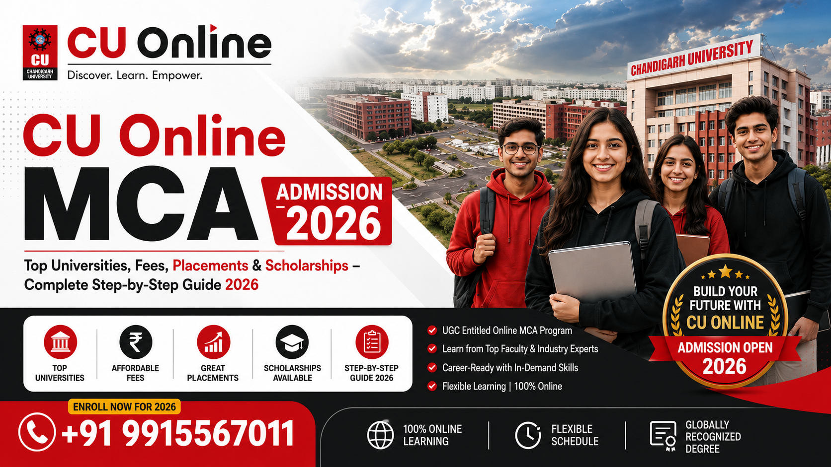 CU Online MCA Admission 2026: Top Universities, Fees, Placements & Scholarships – Complete Step-by-Step Guide 2026