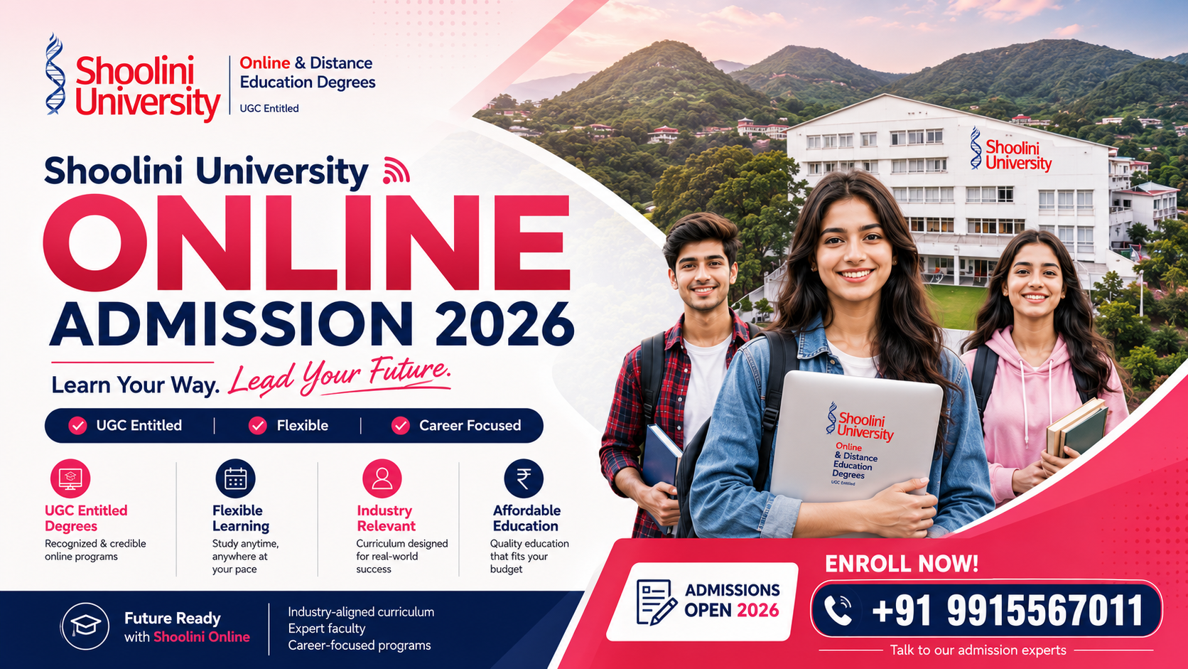 Shoolini University Online Admission 2026: Complete Guide to Courses, Fees, Eligibility, Placements & Scholarships