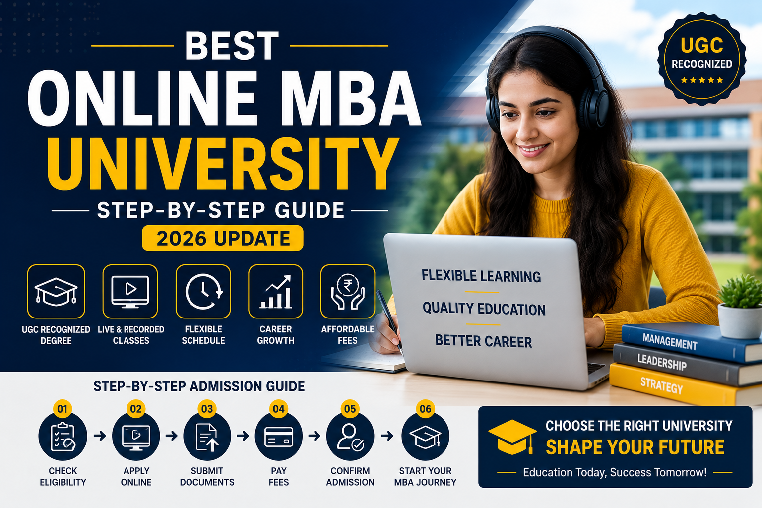 Best Online MBA University in India 2026