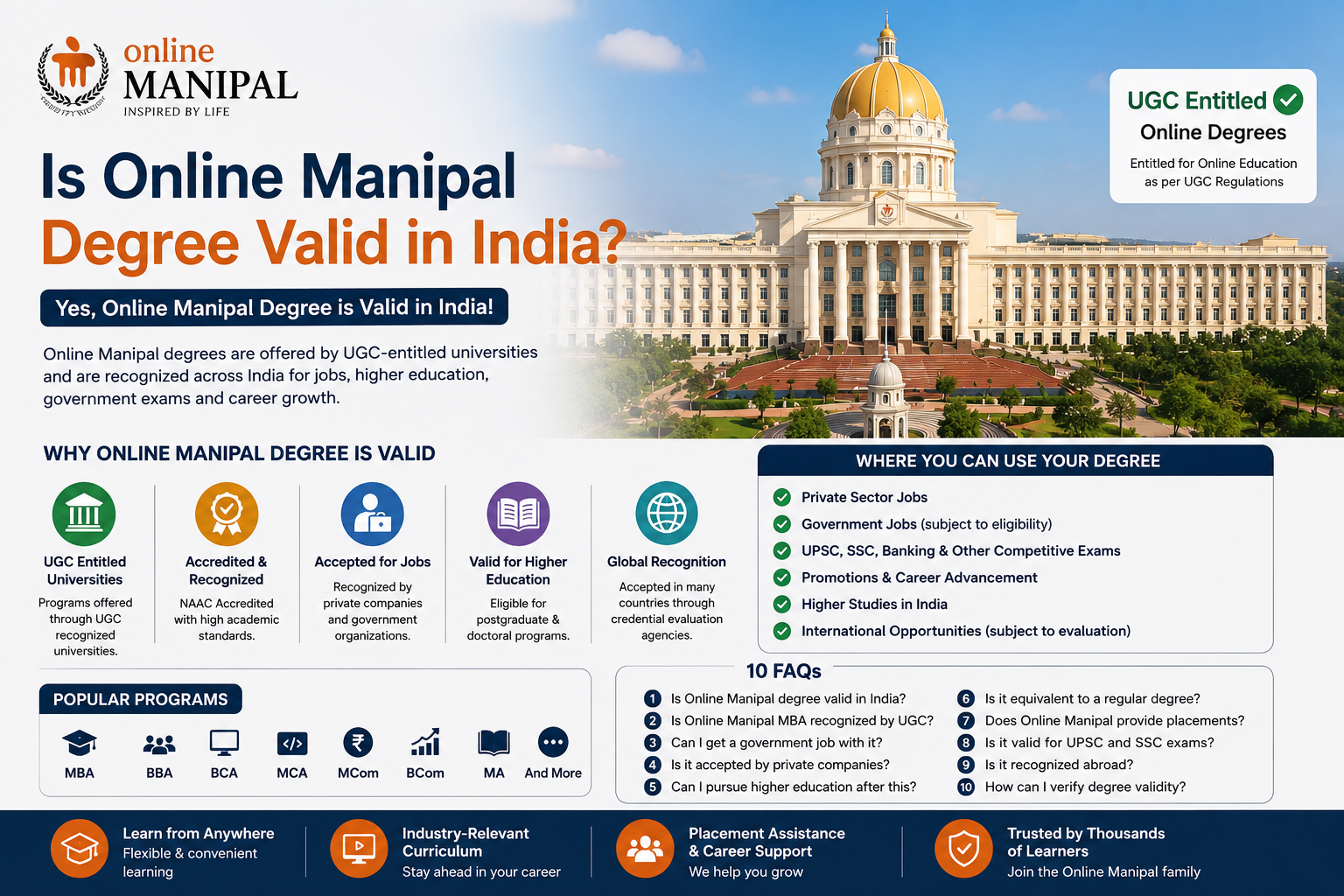 Is Online Manipal degree valid