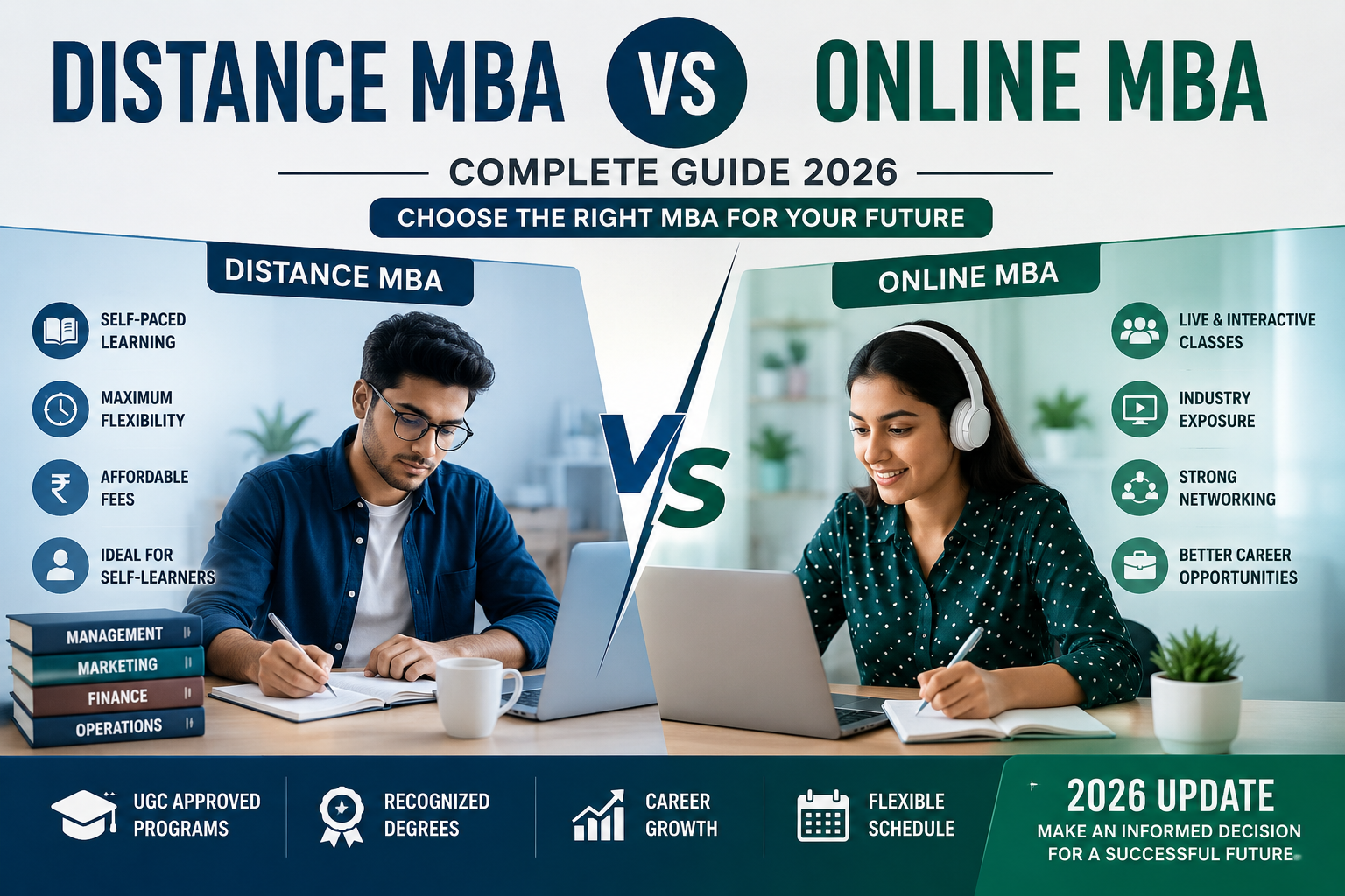 Distance MBA vs Online MBA