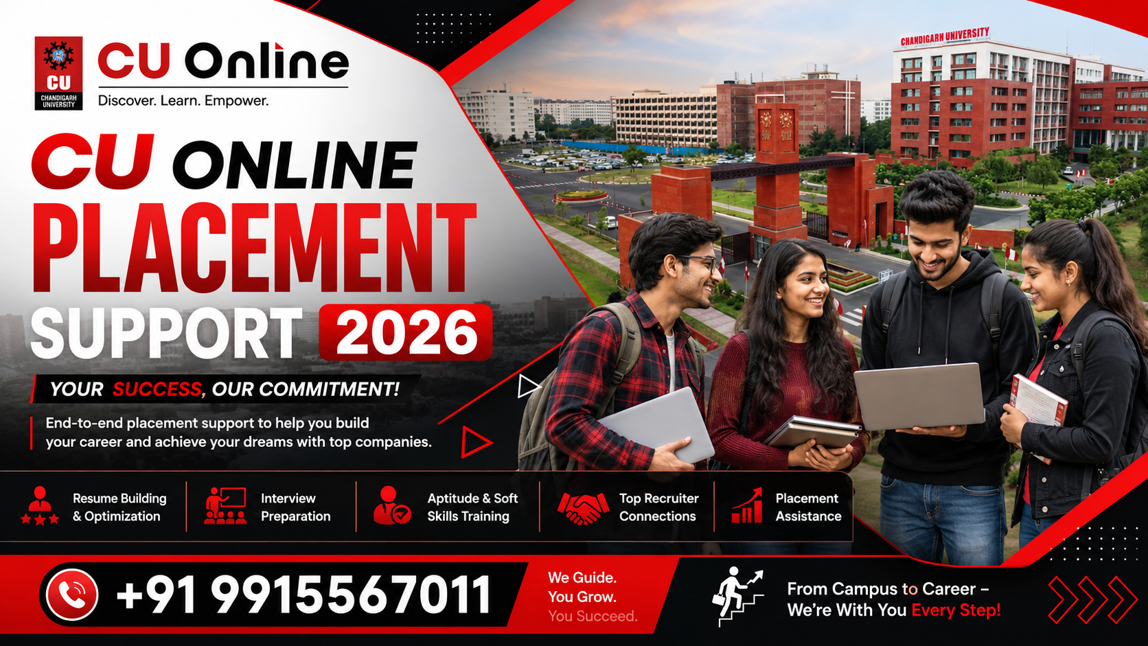 CU Online Placement Support 2026 is Now Open! Complete Career Assistance, Internship & Placement Guide