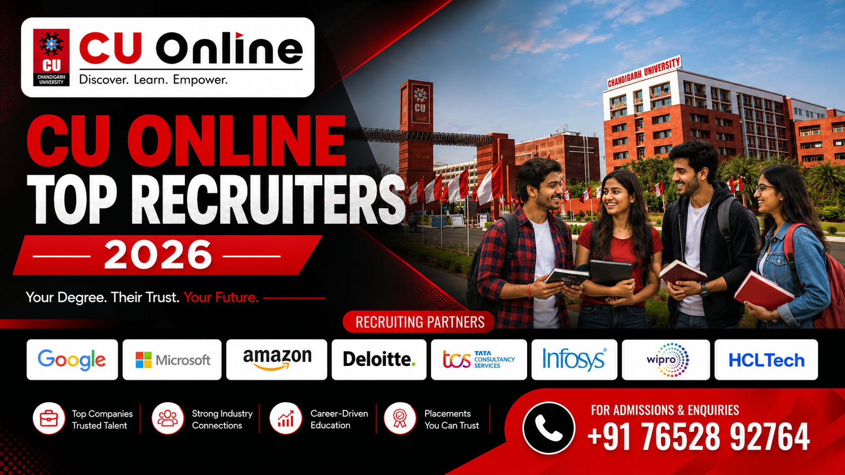 CU Online Top Recruiters 2026: Placement Partners, Career Opportunities, Highest Packages & Hiring Companies