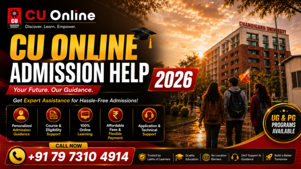 CU Online Admission Help 2026: Complete Admission Guide, Eligibility, Fees, Courses, Scholarships & Application Process