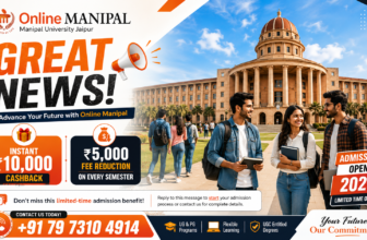 Great News! Enroll in Online Manipal Today & Get ₹10,000 Instant Cashback + ₹5,000 Fee Reduction Every Semester | Online Manipal Admission 2026