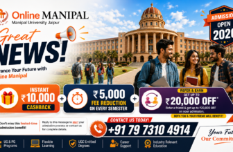 Online Manipal Admission 2026: Get ₹10,000 Instant Cashback + ₹5,000 Fee Reduction Every Semester + ₹20,000 Referral Benefit | Complete Admission Guide