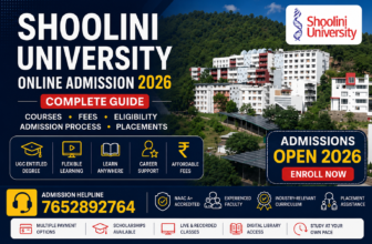 Shoolini University Online Admissions Guide