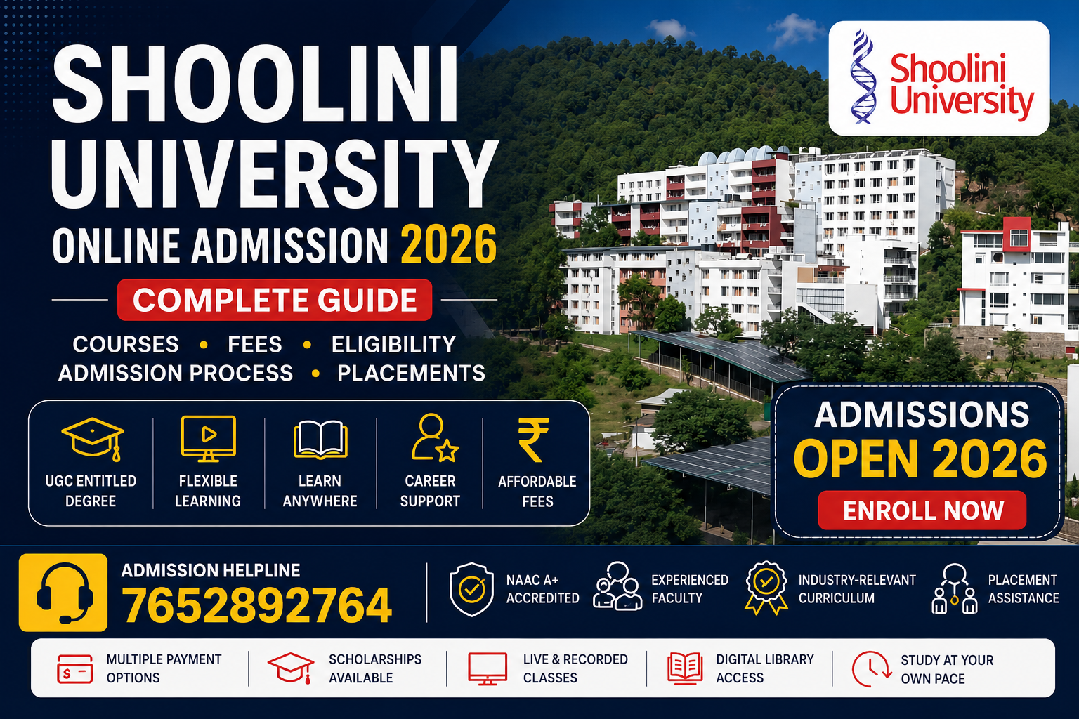 Shoolini University Online Admissions Guide