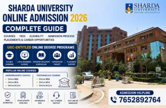 Sharda University Online Admission Guide