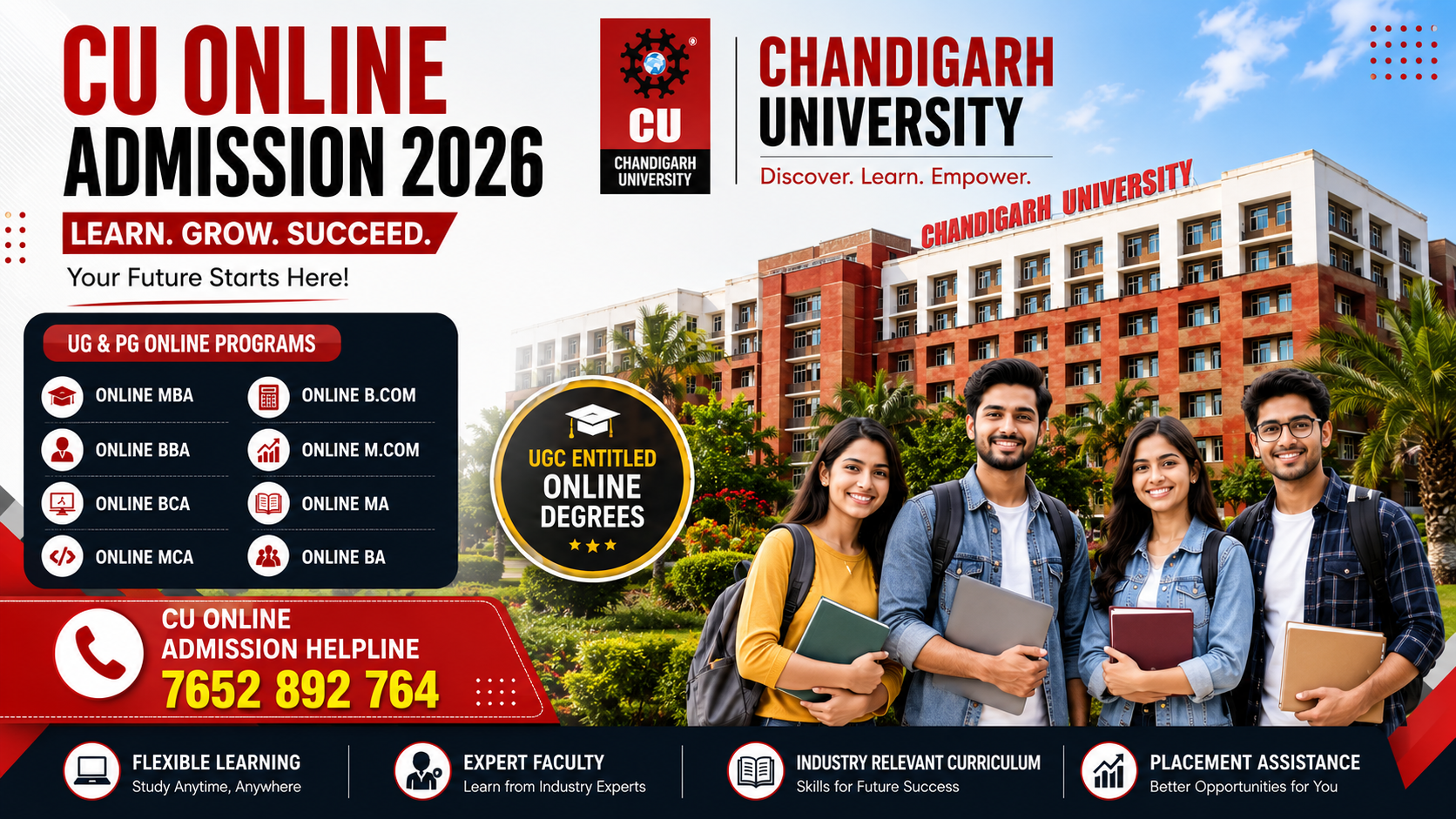 CU Online Admission 2026 Banner