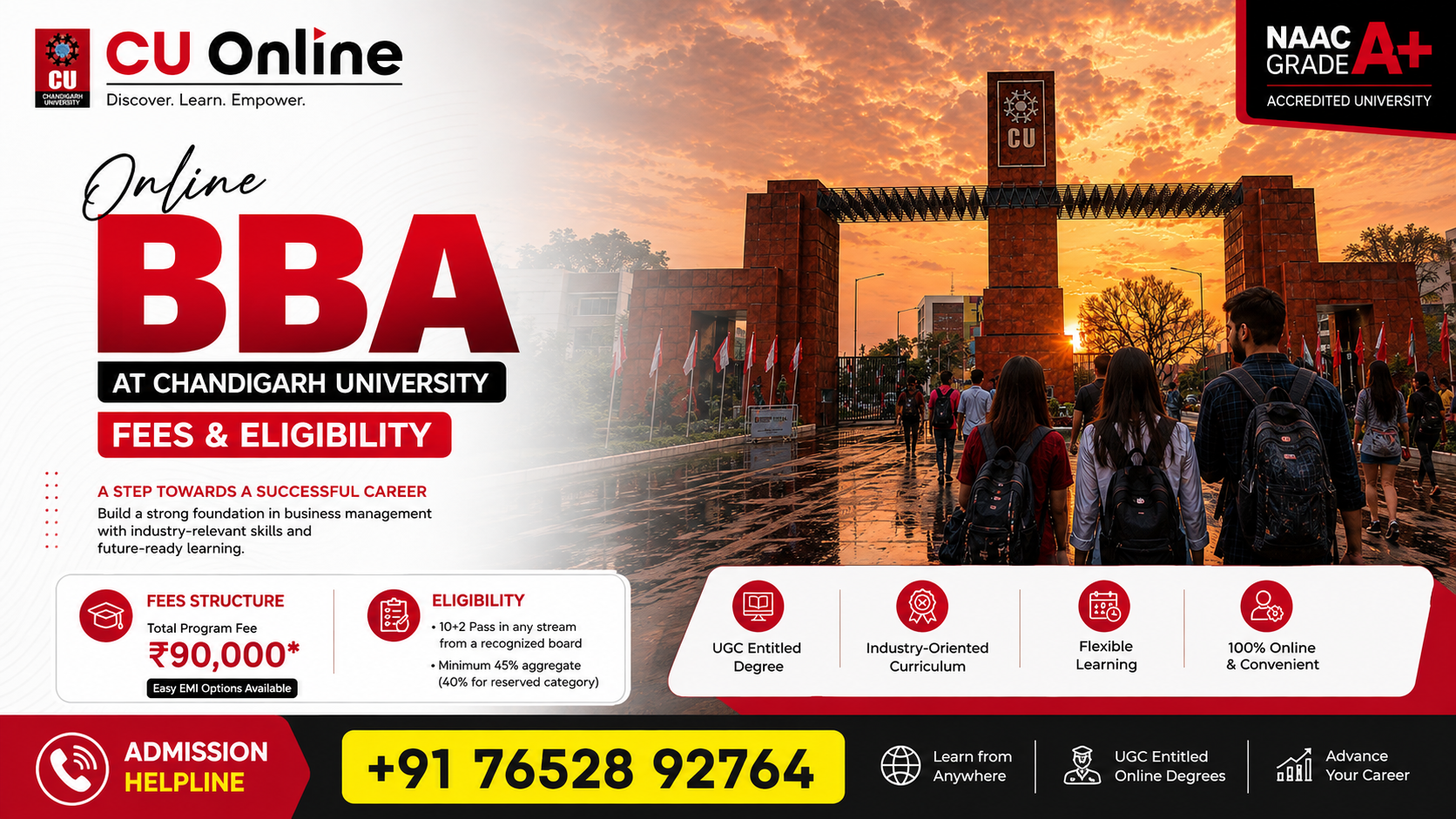 Online BBA at Chandigarh University – Fees & Eligibility 2026: Complete Admission Guide, Career Scope, Syllabus & Benefits