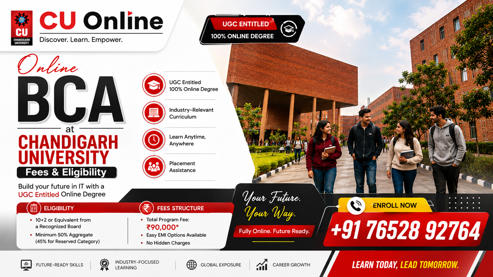 Online BCA at Chandigarh University – Fees, Eligibility, Complete Admission Guide, Admission Process & Career Scope 2026