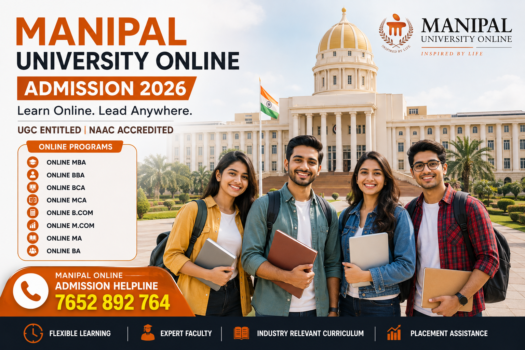 Manipal Online Admission 2026 Poster