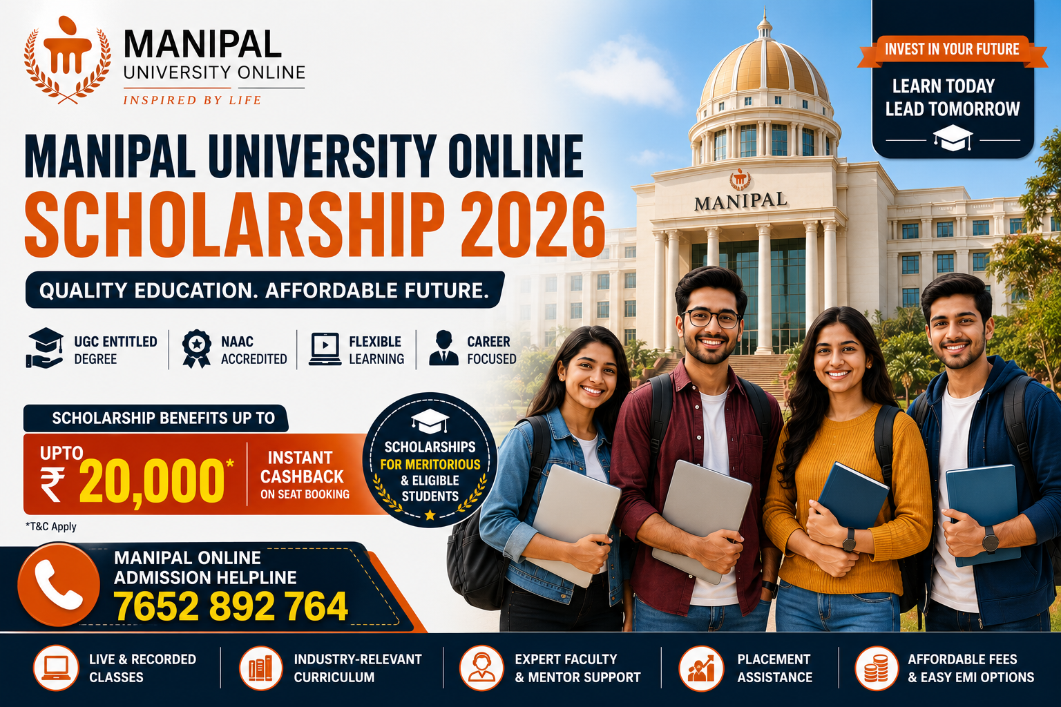 Manipal university online admission