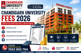 Chandigarh University Online Fees Guide