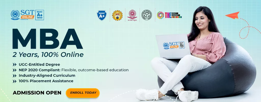 SGT Online MBA Banner