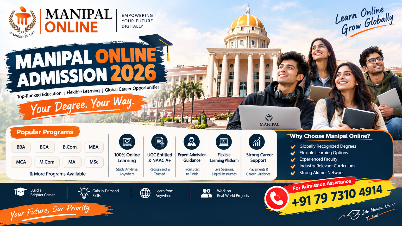 Manipal Online Admission 2026