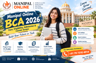 Manipal Online BCA 2026