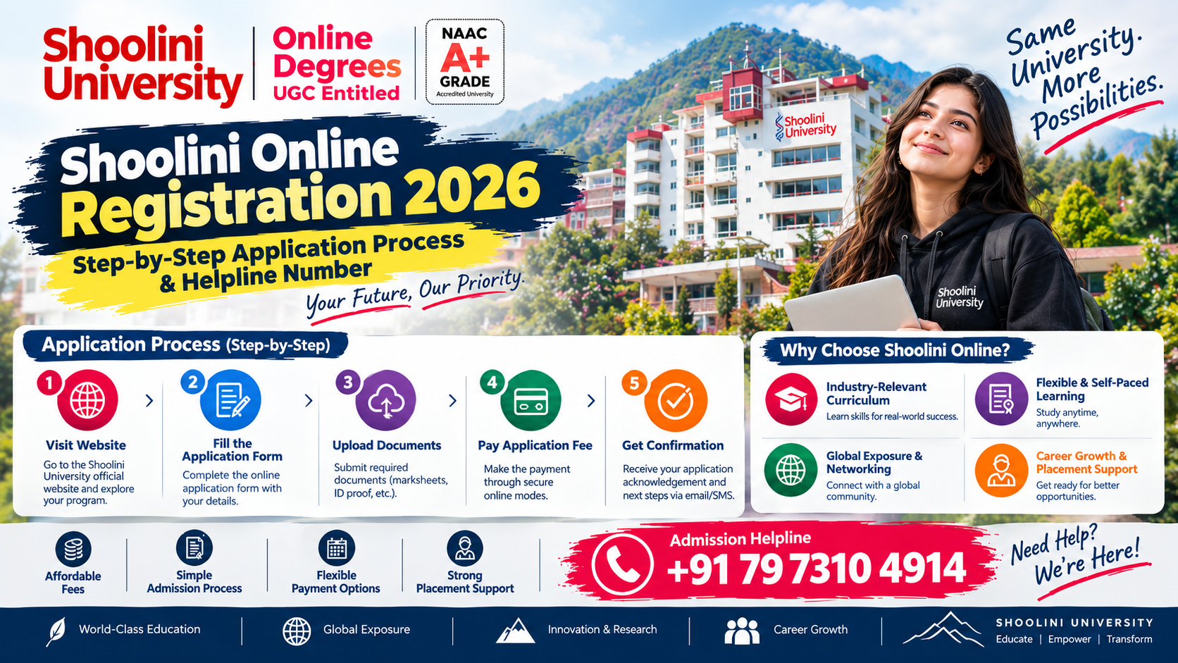 Shoolini Online Registration