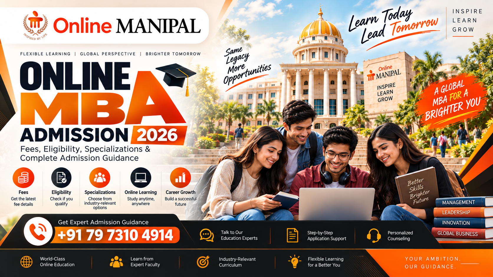 Manipal Online MBA Admission 2026: Fees, Eligibility, Specializations, Admission Process & Complete Guide