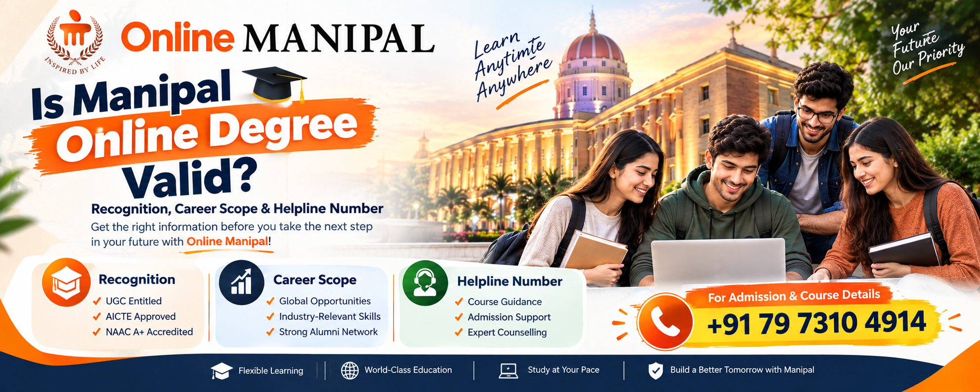 Is Manipal Online Degree Valid? Recognition, Career Scope, Benefits & Admission Guide