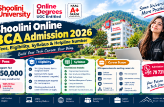 Shoolini Online BCA Admission 2026