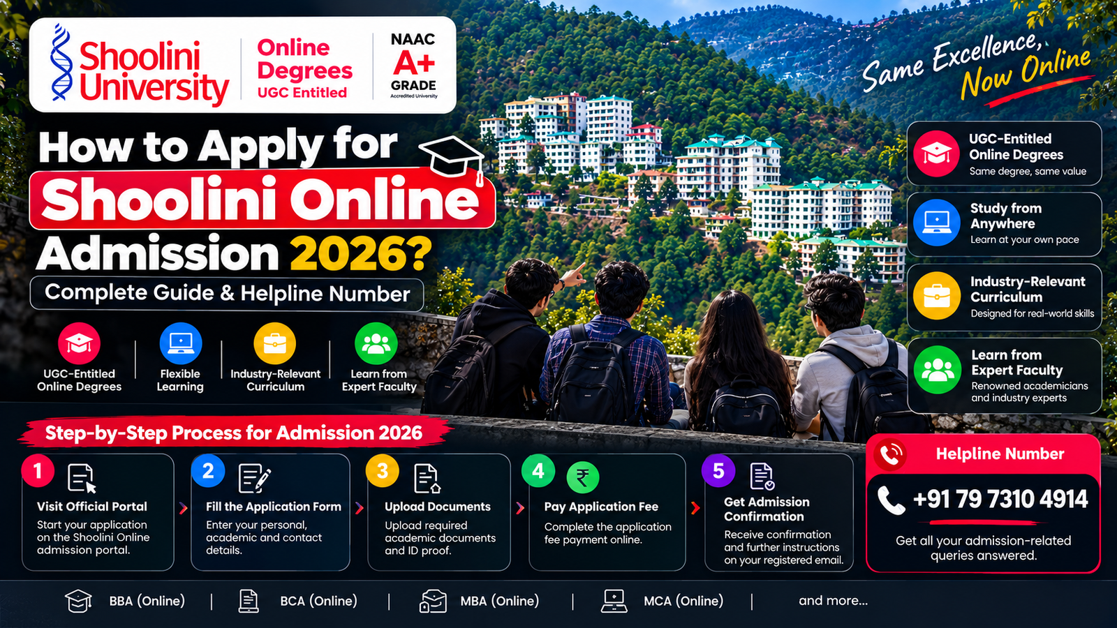 Shoolini Online Admission 2026