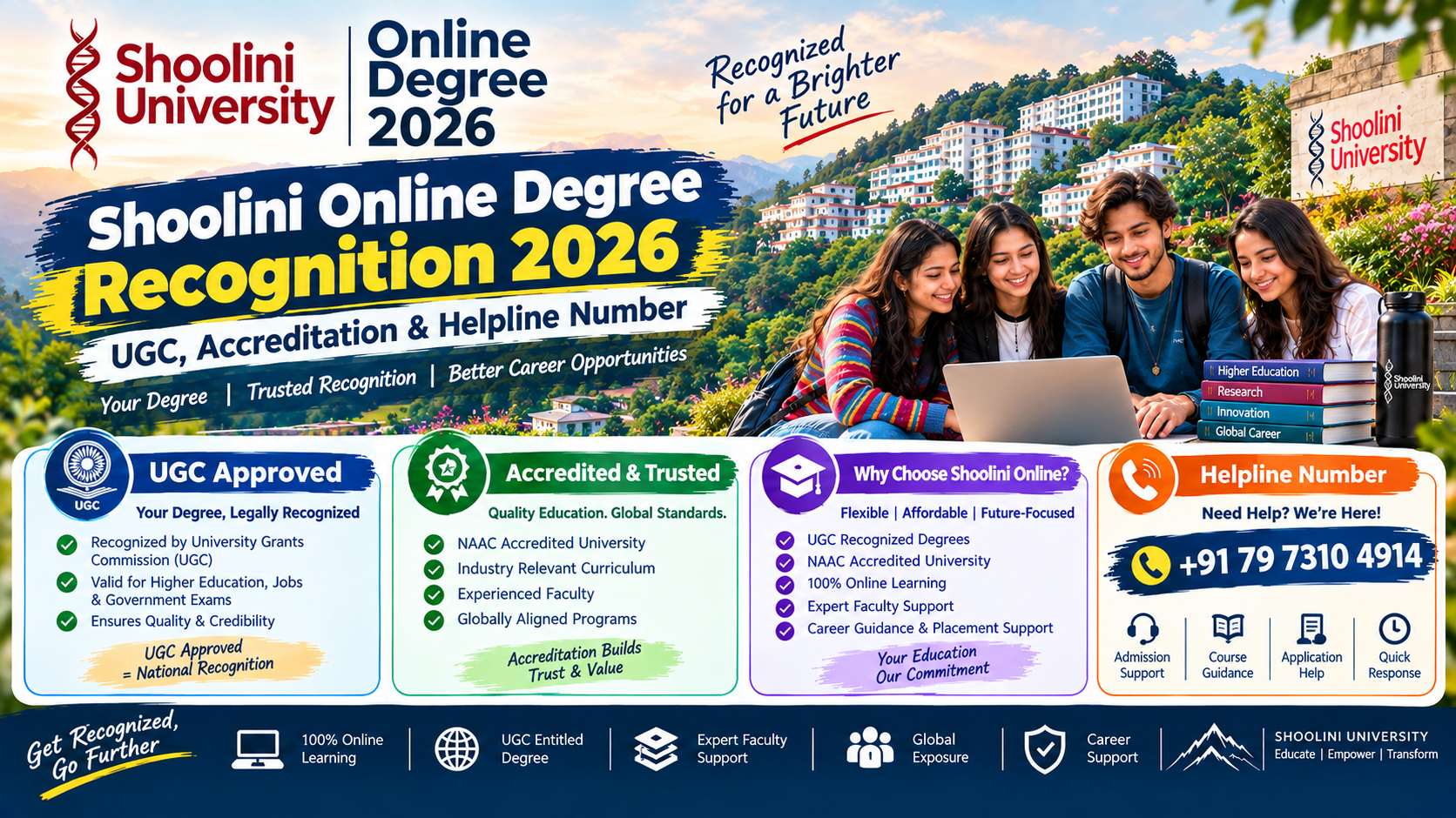 Shoolini Online Degree Recognition 2026