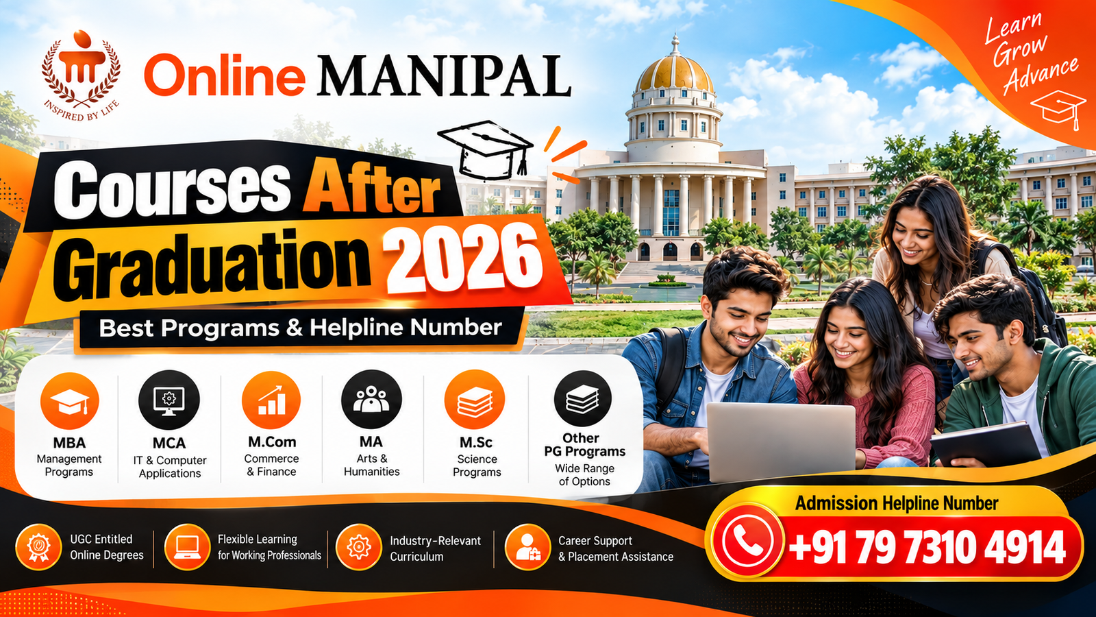 Manipal Online Courses After Graduation 2026: Best Programs, Eligibility, Fees, Career Scope & Admission Guide