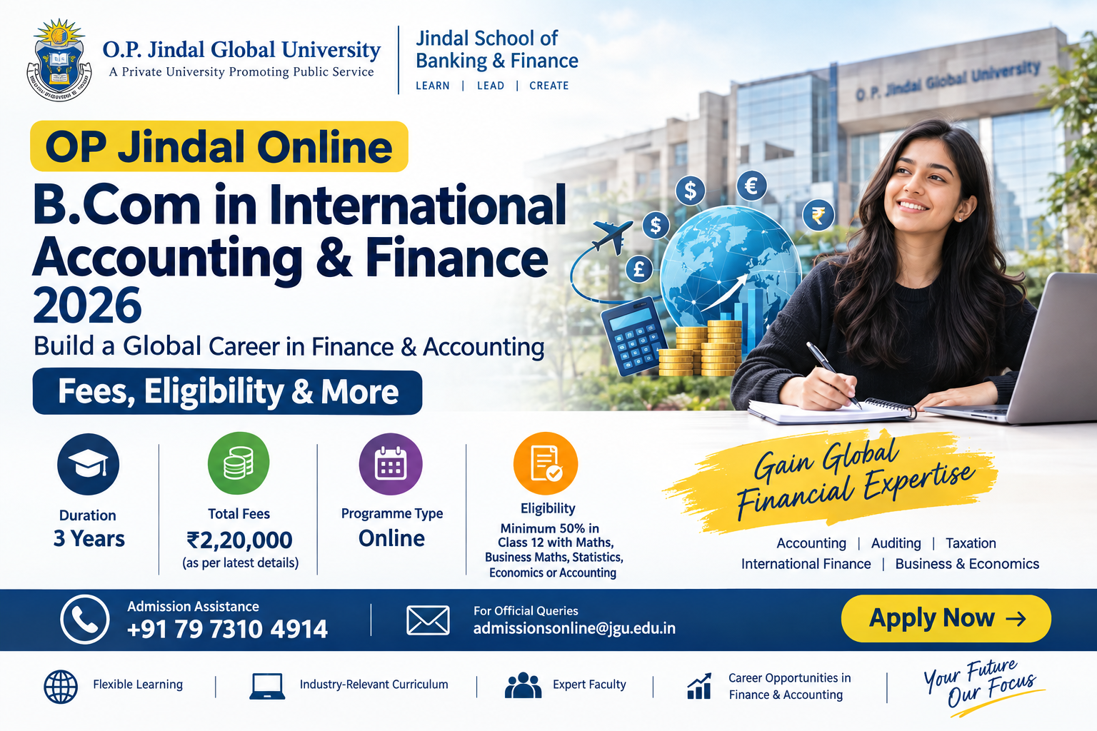 Online B.Com Finance Program