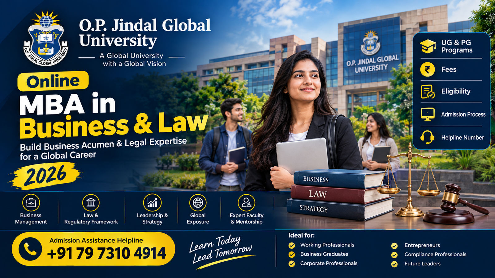 OP Jindal Online Courses 2026