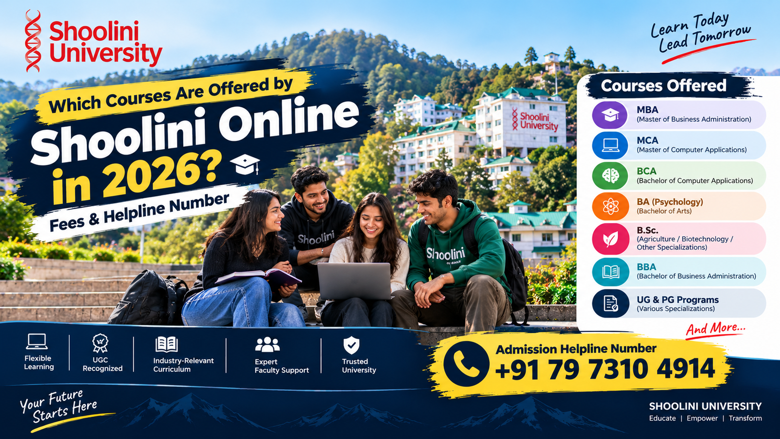 Which Courses Are Offered by Shoolini Online in 2026
