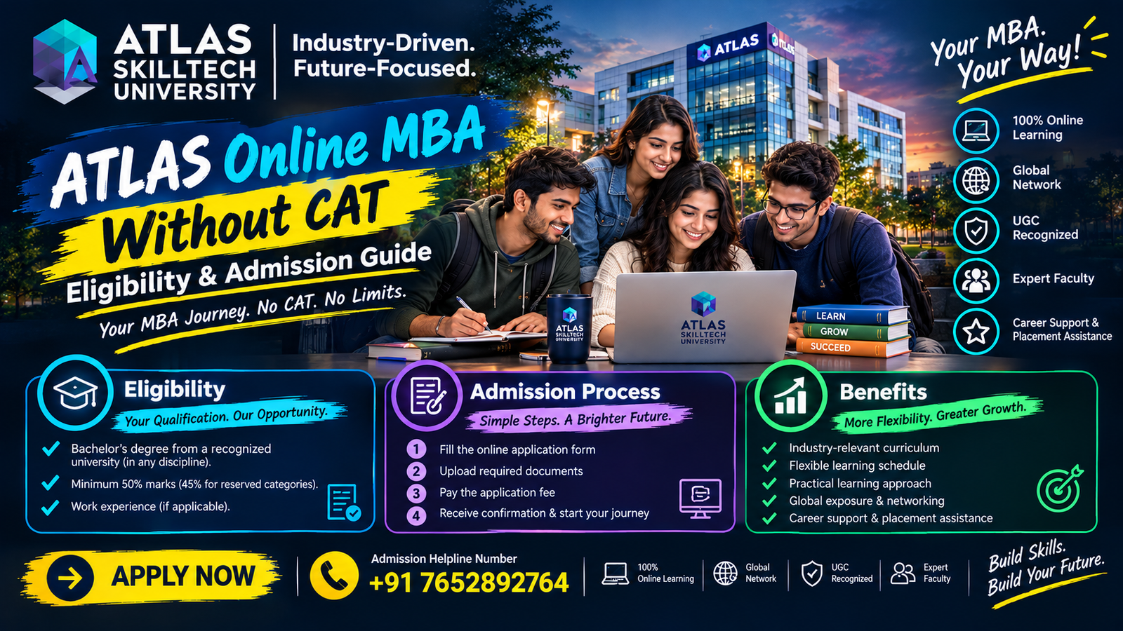 ATLAS Online MBA Without CAT