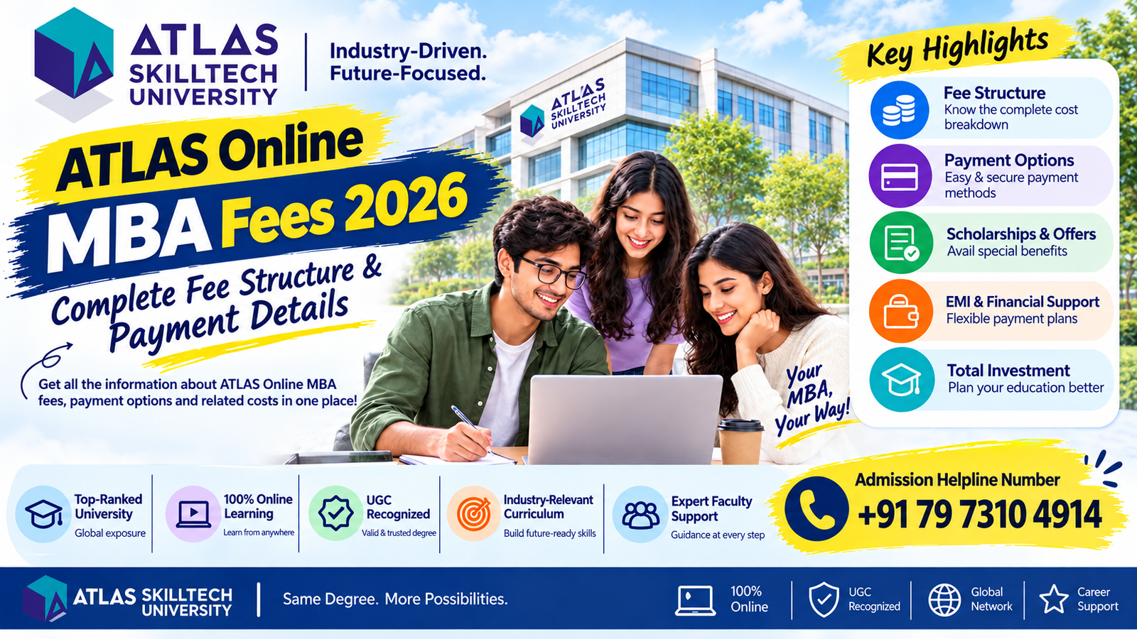 ATLAS Online MBA Fees 2026