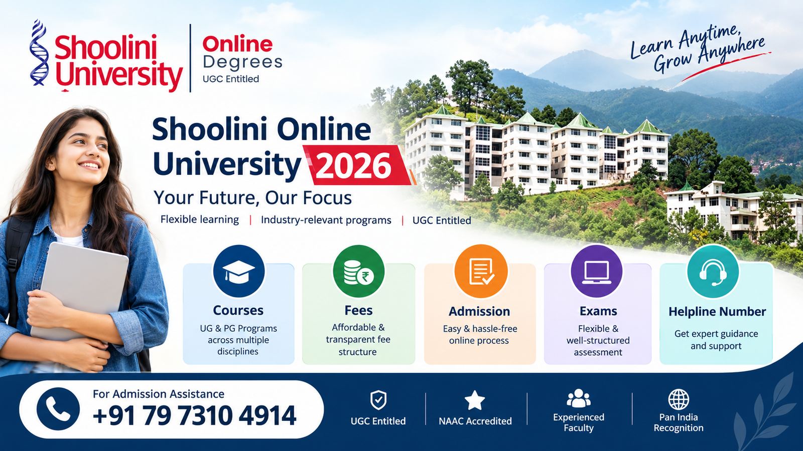 Shoolini Online University 2026