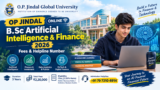 OP Jindal Online B.Sc Artificial Intelligence & Finance 2026: Fees & Helpline Number