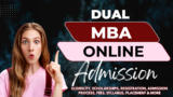 Dual MBA Online Admission Process , Eligiblity , Fees , 50% Discount Coupon code
