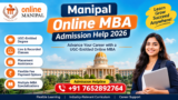 Manipal Online MBA Admission Help 2026