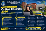 O.P. Jindal Global University Online Courses 2026 – Complete List of UG & PG Programmes