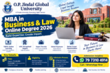 O.P. Jindal Global University MBA in Business & Law Online Degree 2026 – Fees, Eligibility, Admission Process, Syllabus & Career Scope