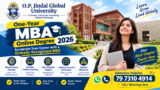 O.P. Jindal Global University One-Year MBA Online Degree 2026 – Fees, Eligibility, Specializations, Admission Process & Career Scope