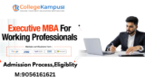 Executive MBA for Working Professionals
