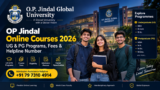 OP Jindal Online Courses 2026: UG & PG Programs, Fees & Helpline Number