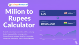 Million to Rupees Calculator — Complete Guide, Examples & Free Code